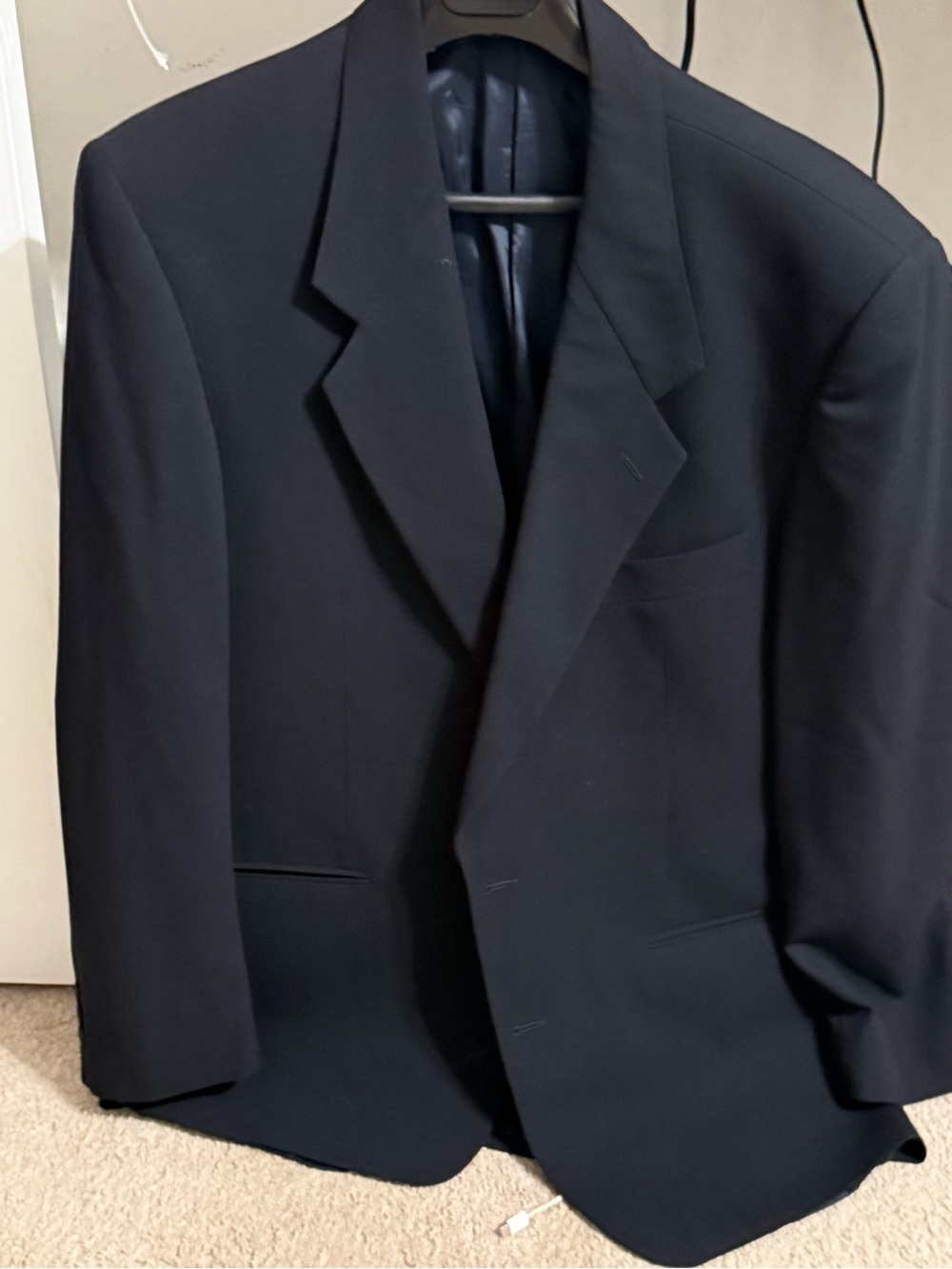 Yves Saint Laurent Men's Navy Blue Sport Coat
